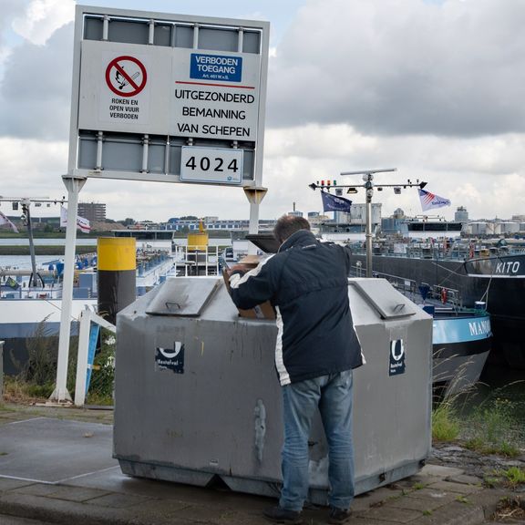 Slimme afvalcontainer