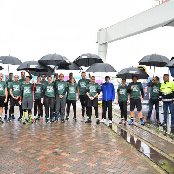 Deelnemers Harbour Run Rotterdam