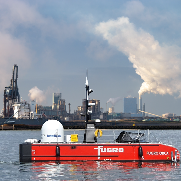 The Blue Essence, first offshore certified unmanned vessel (USV)
