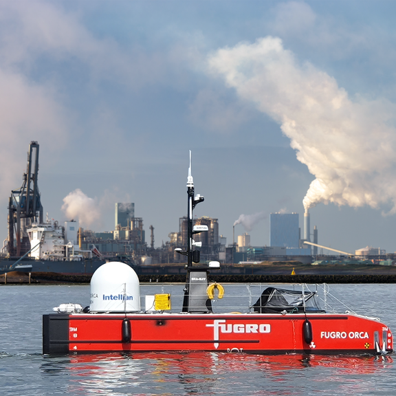 Die Blue Essence, das erste certified unmanned ship (USV)