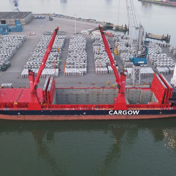 CargoW test met mobiele walstroom op waterstof