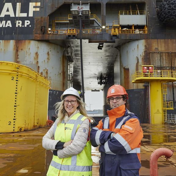 Shore power installed at Heerema's Thialf