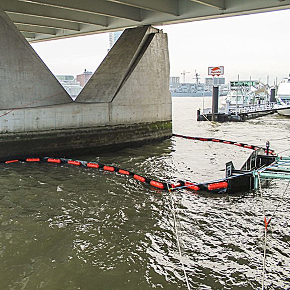 Vangsysteem Catchy 2 onder de Erasmusbrug