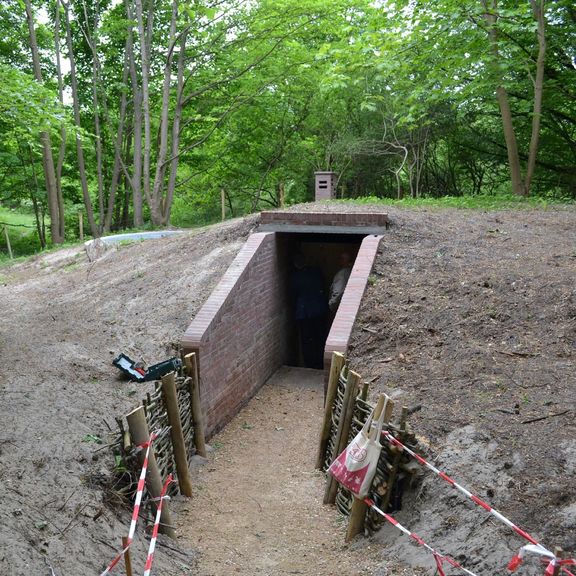 Seeburgbunker onderdeel van het bunkercomplex Biber in Oostvoorne