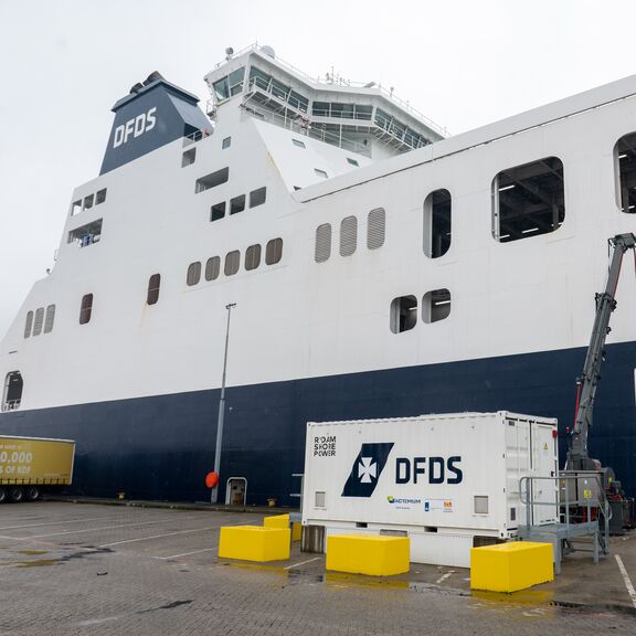 DFDS walstroom