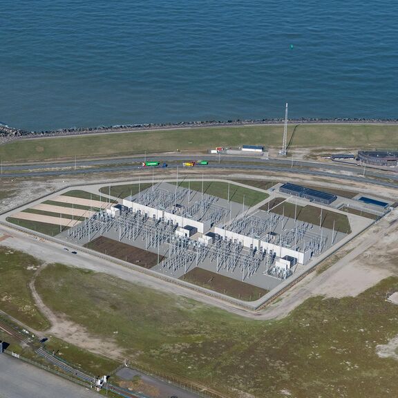 Tennet landing point on Maasvlakte 2 for offshore wind