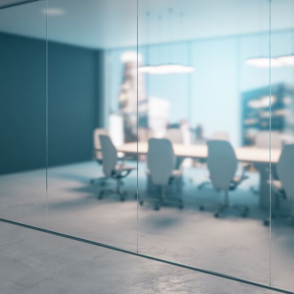 Empty meeting room