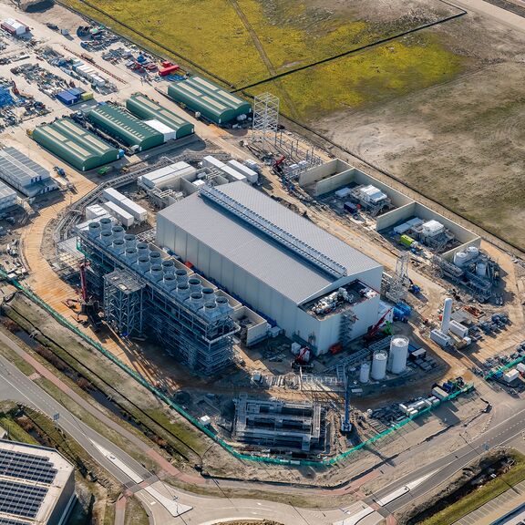 Holland Hydrogen 1 in construction