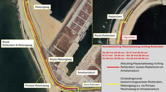 Omleiding Maasvlakte twee