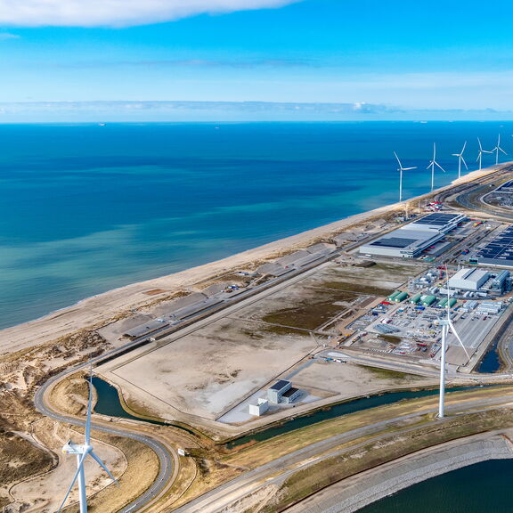 Luftaufnahme Maasvlakte