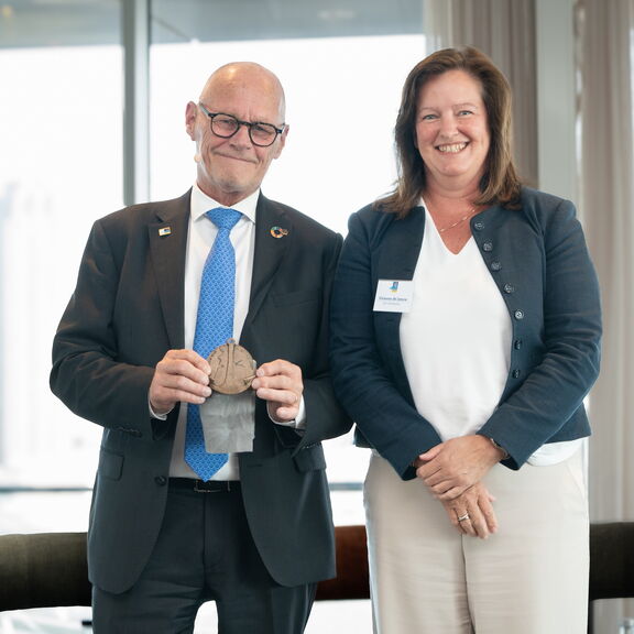 Jan Fransen and Vivienne de Leeuw